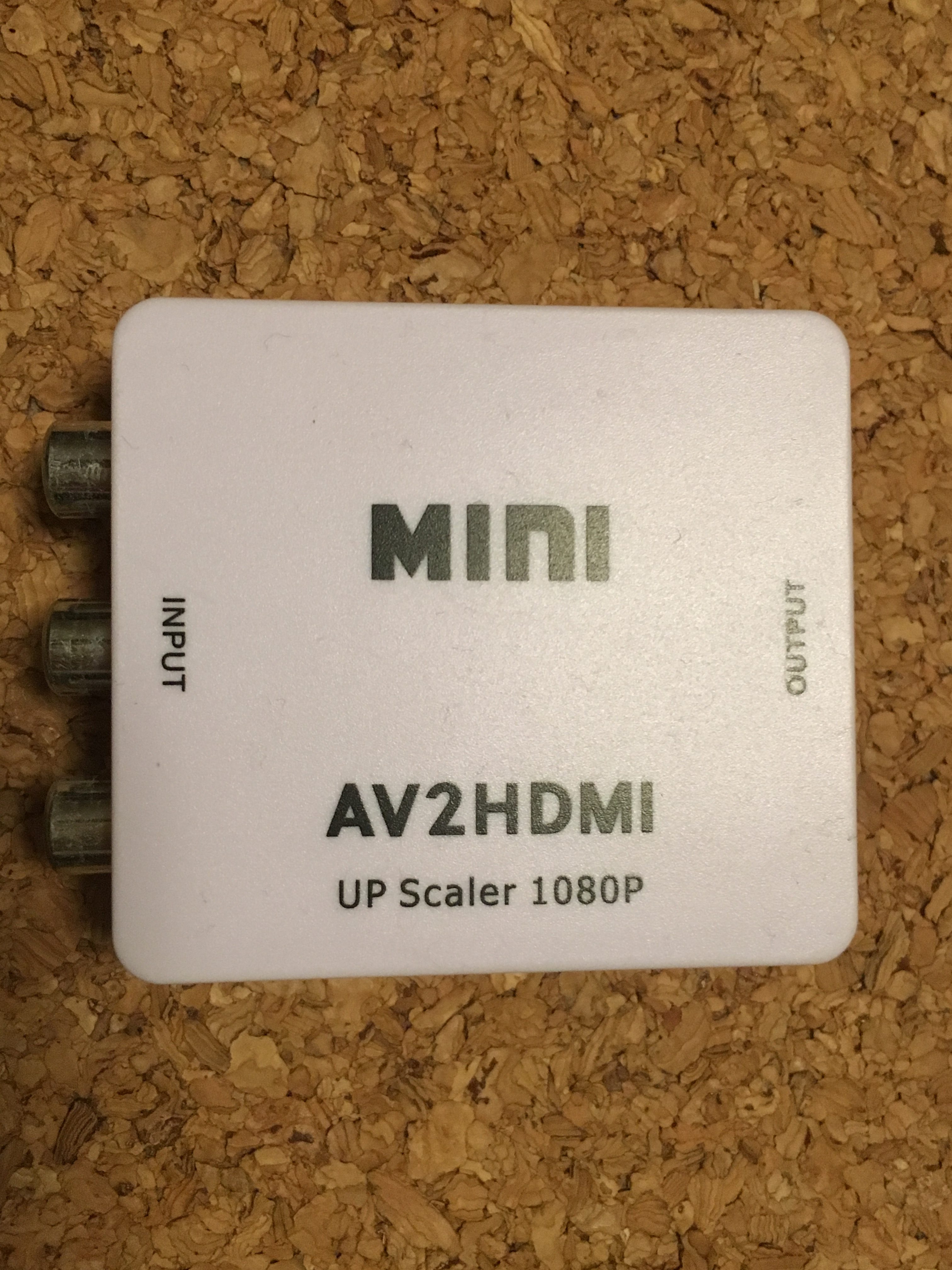 【Items】赤白黄の出力端子をHDMI端子へ変換したい！その１「コンポジット端子ーHDMI端子への出力用コンバーター」